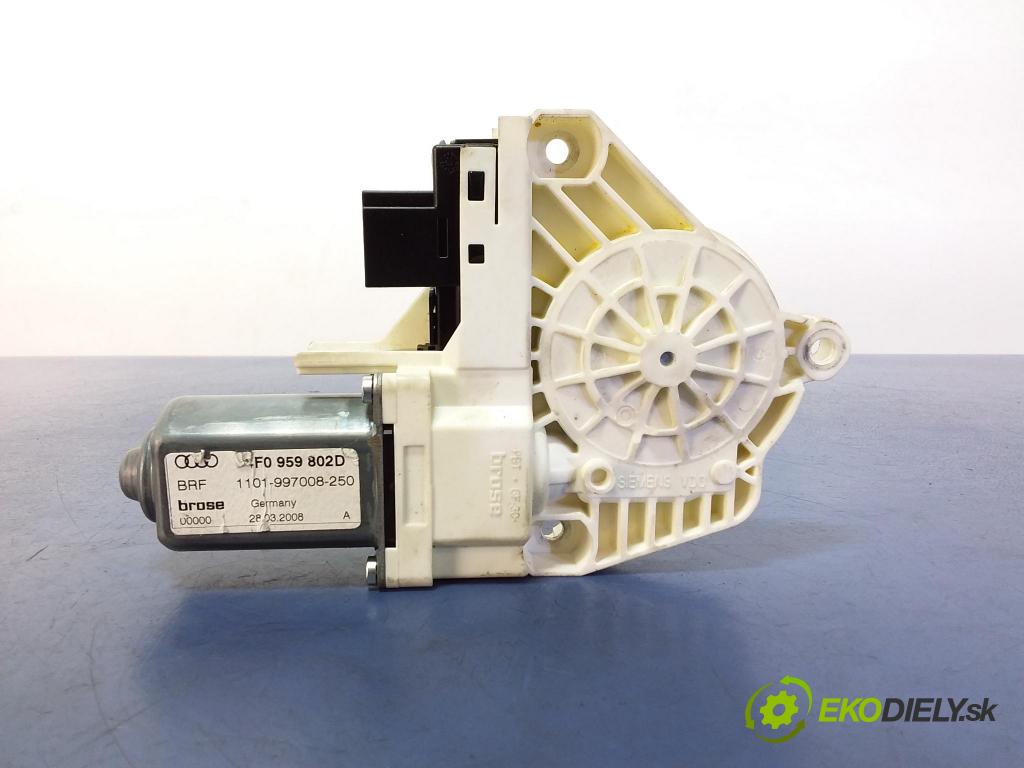 Audi A5 2008 mechanismus stahování Sklenka: před v pravo: 4F0959802D
