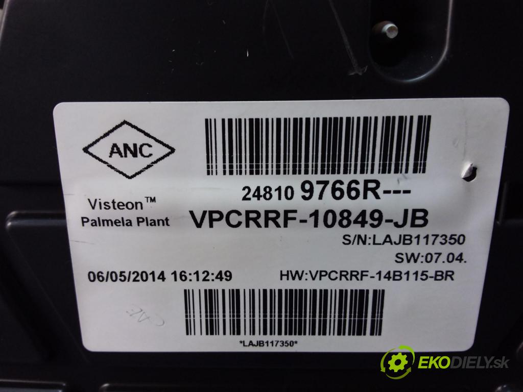 Renault Clio 2014 prístrojovka/ budíky VPCRRF-10849-JB