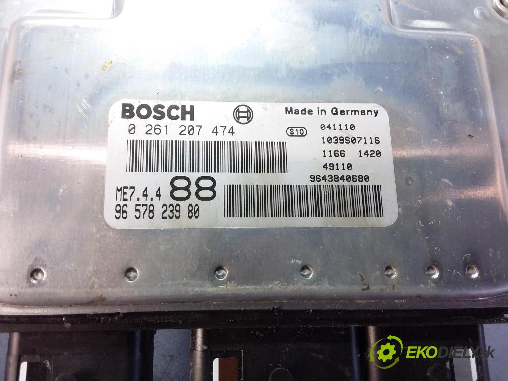 Peugeot 307 2004 riadiaca jednotka Motor: 9657823980