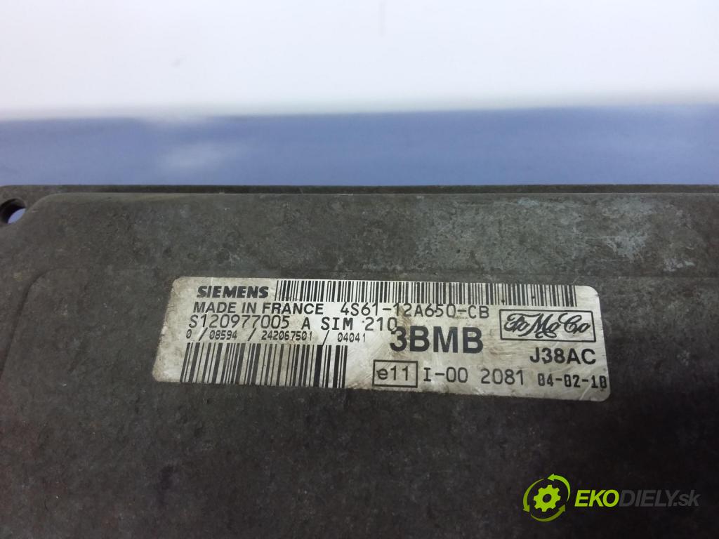Ford Fiesta 2004 riadiaca jednotka Motor: 4S61-12A650-CB