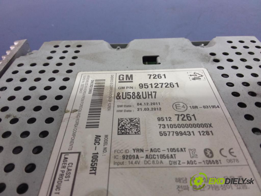 Chevrolet Aveo 2012 Radio I Navigácia: 95127261