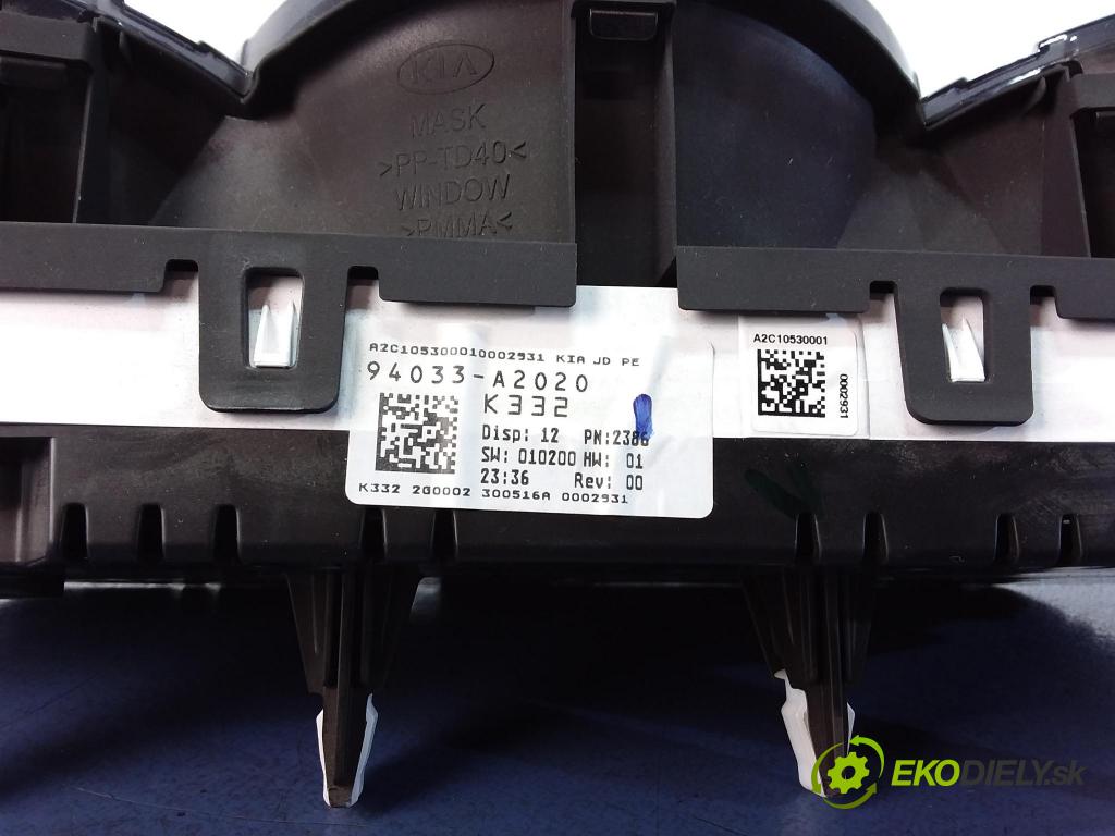 Kia Ceed 2016 prístrojovka/ budíky 94033-A2020