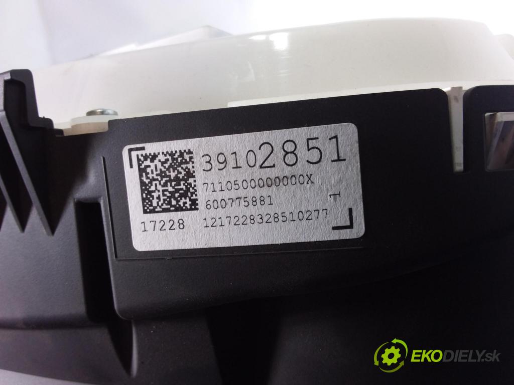 Opel Astra 2017 prístrojovka/ budíky 39102851