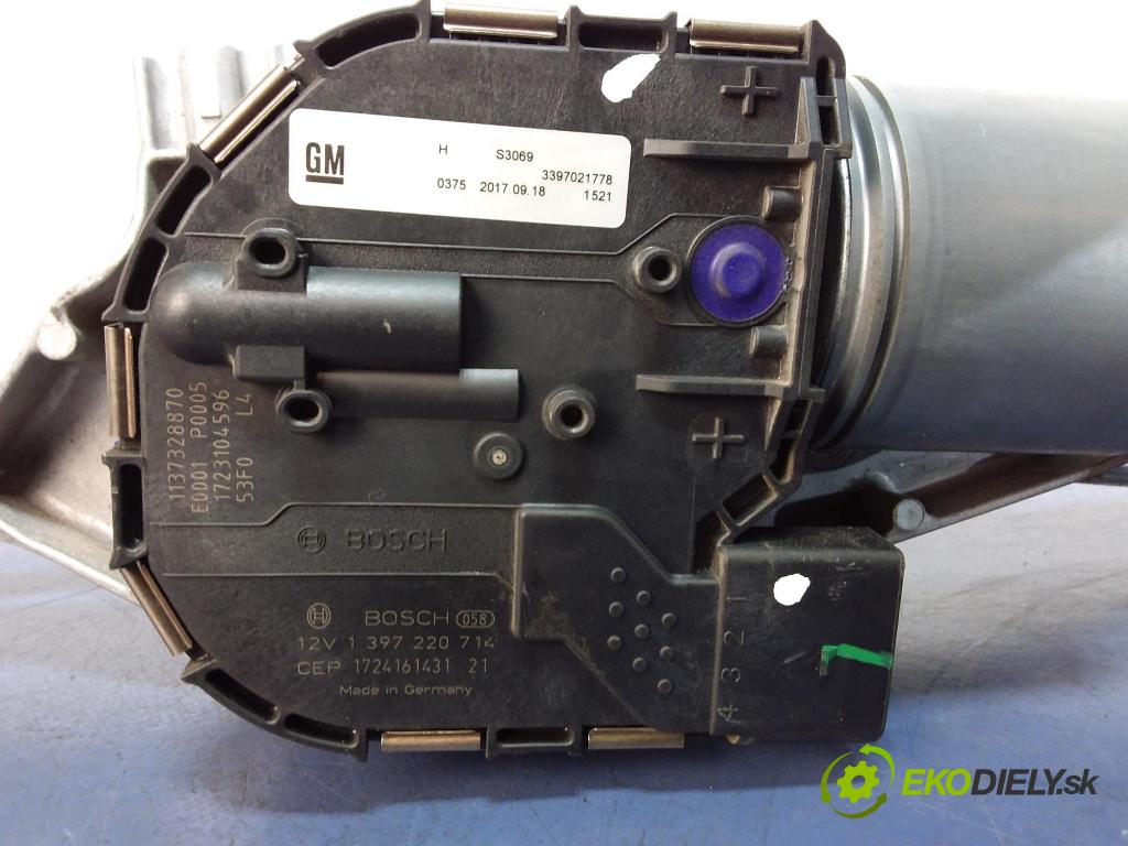 Opel Astra 2017 mechanizmus motor: Stierače: Predné 3397021778