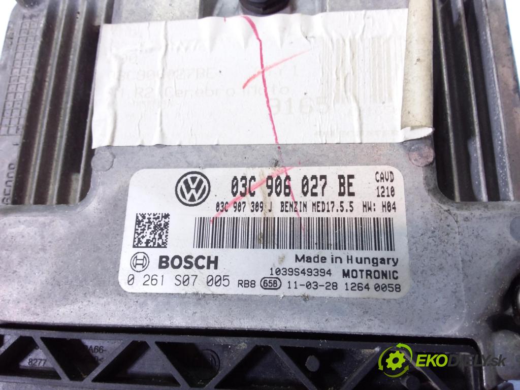 Vw Jetta 2011 riadiaca jednotka Motor: 03C906027BE