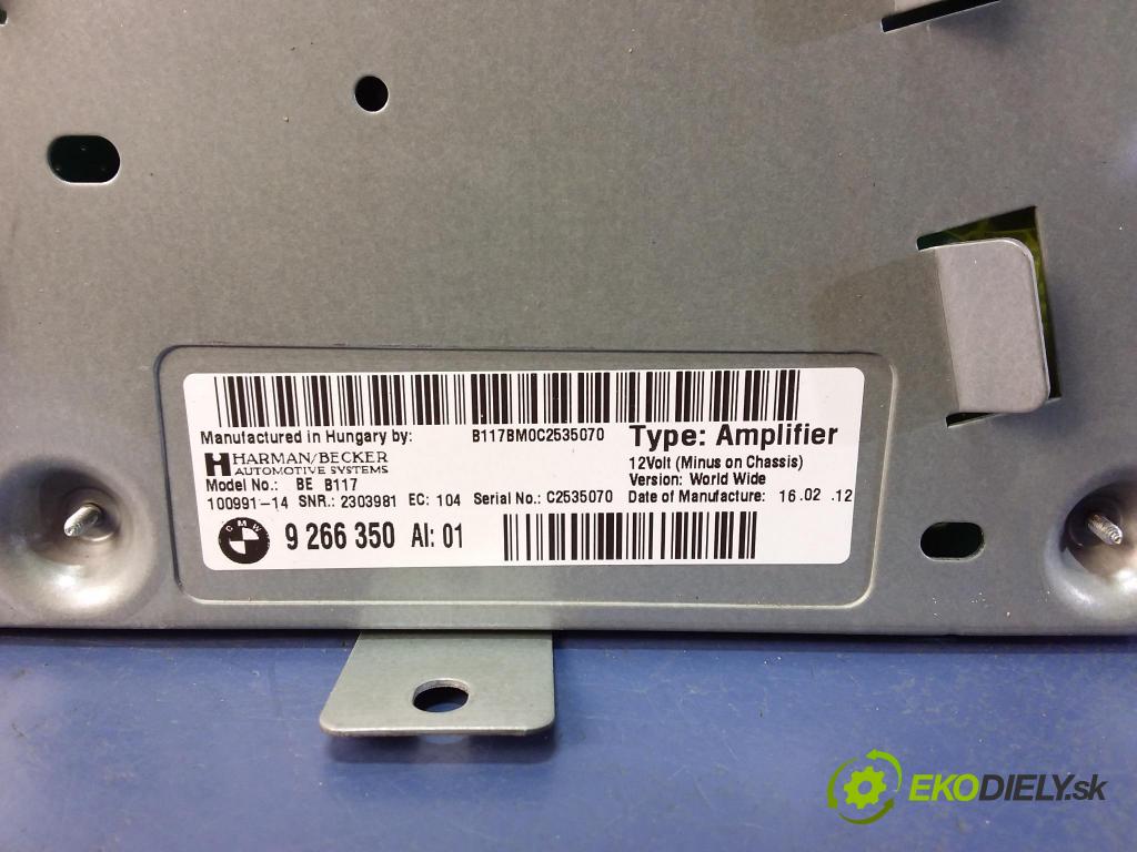 Bmw Seria 7 2012 Zesilovač: Rádio: Navigacia: