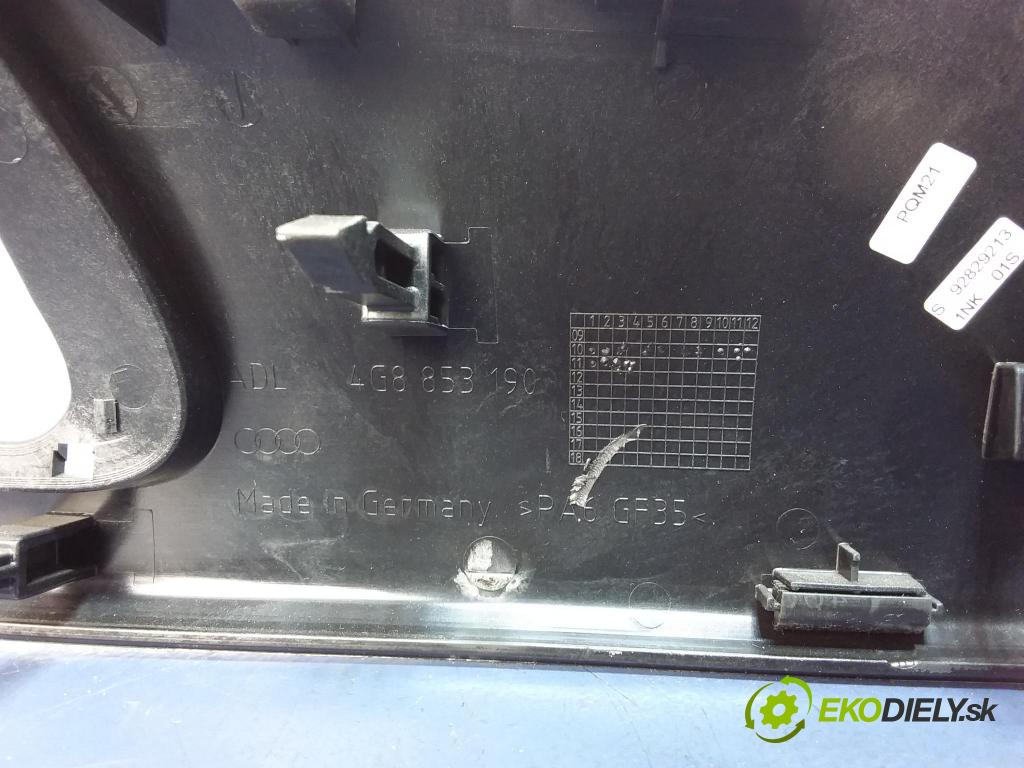 Audi A7 2011 lišta Dekoratívne: Vnútri: 4G8853190