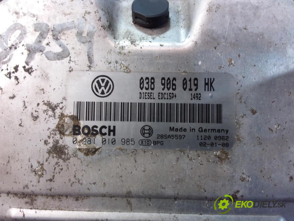 Seat Leon 2002 riadiaca jednotka Motor: 038906019HK