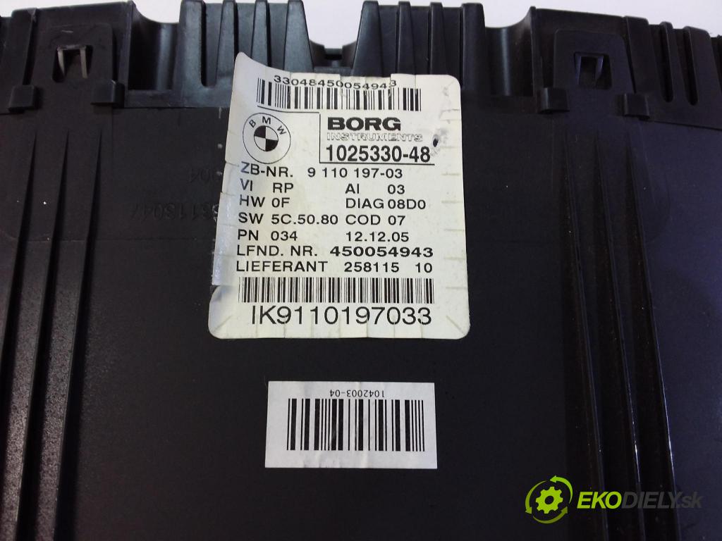 Bmw Seria 3 2005 prístrojovka/ budíky 1025330-48