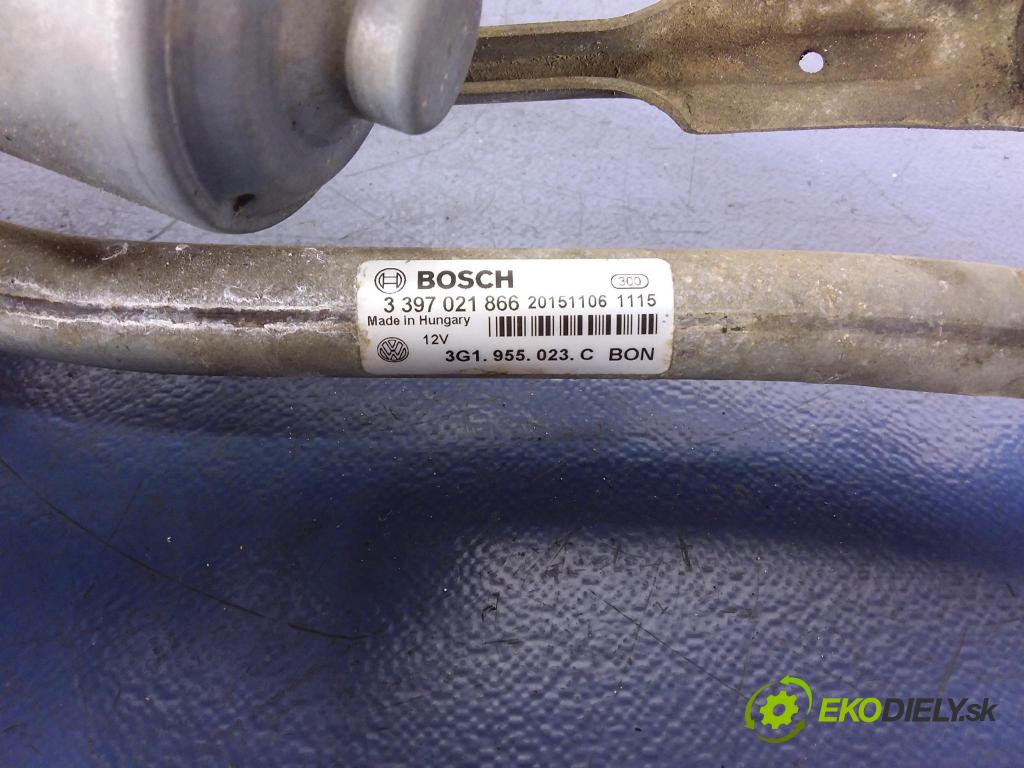 Vw Passat 2015 mechanizmus motor: Stierače: Predné 3397021866