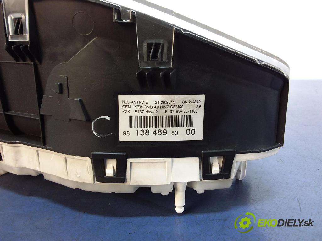 Peugeot 208 2015 prístrojovka/ budíky 9813848980