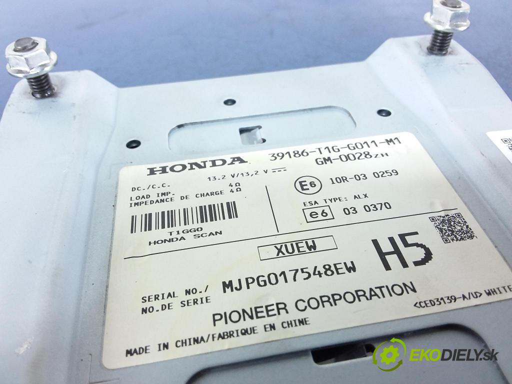 Honda CR-V 2014 Zesilovač: 39186-T1G-G011-M