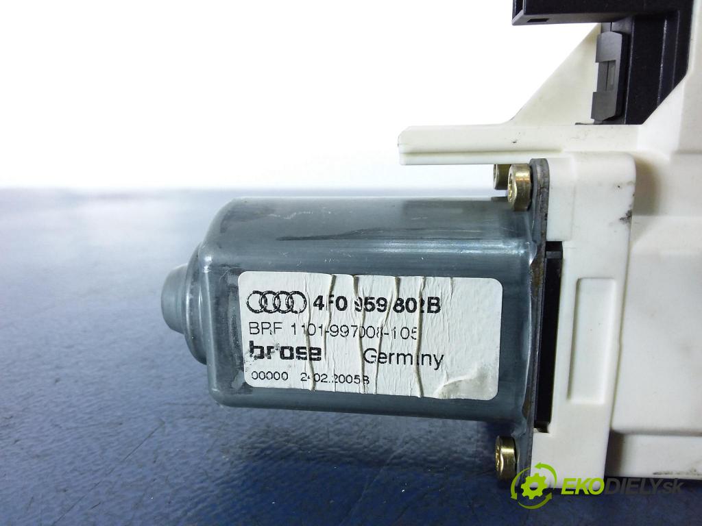 Audi A6 2005 mechanismus stahování Sklenka: před v pravo: 4F0959802B