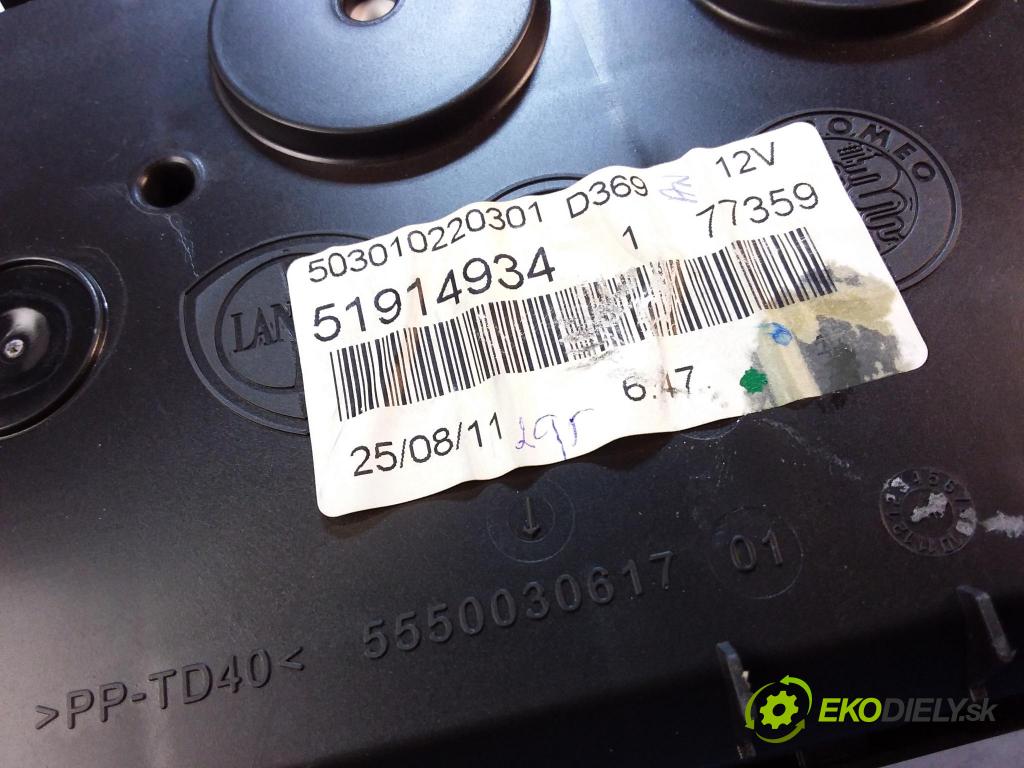 Fiat Punto 2011 prístrojovka/ budíky 51914934