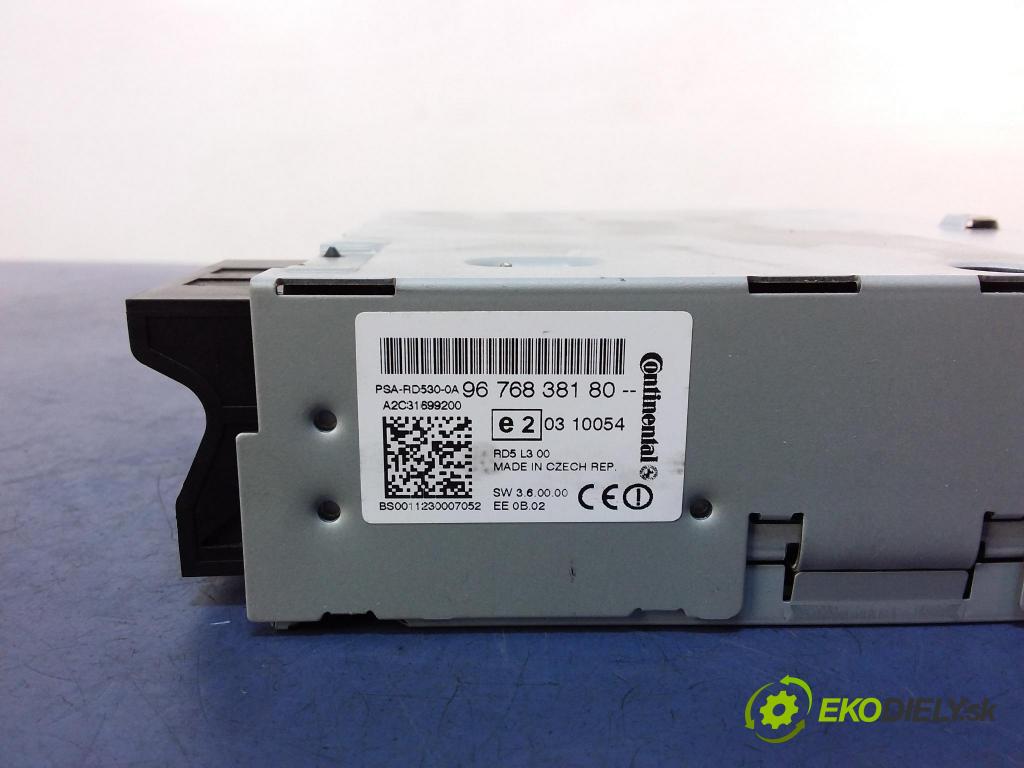 Citroen C4 2011 Radio I Navigácia: 9676838180