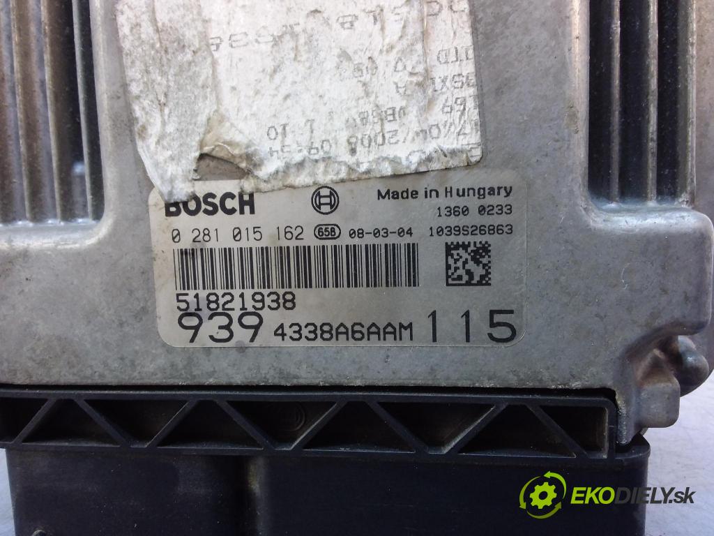 Alfa romeo 159 2008 riadiaca jednotka Motor: 0281015162