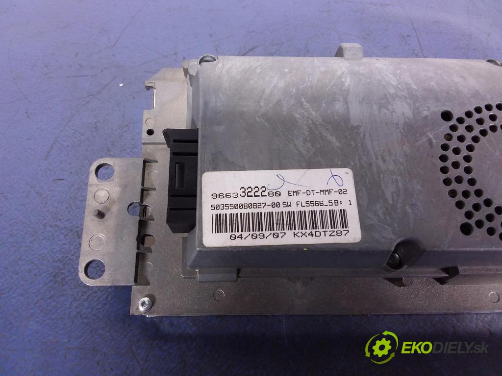 Peugeot 607 2007 Zobrazit: Rádio: / GPS 9663322280