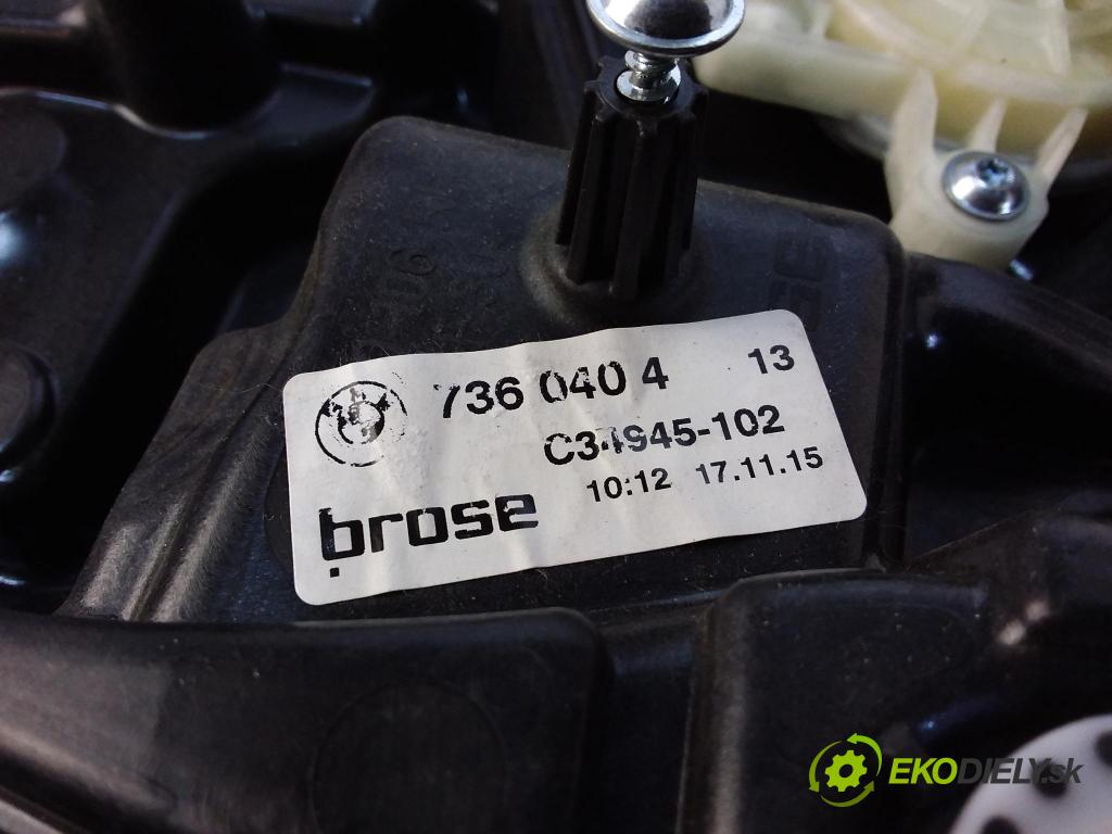 Bmw Seria 7 2015 mechanismus stahování Sklenka: Zad: v pravo: 7360404