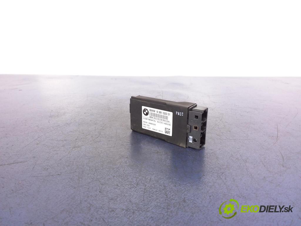 Bmw Seria 7 2015 riadiaca jednotka Sedadlo: 938102201