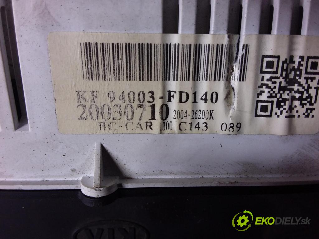 Kia Rio 2004 prístrojovka/ budíky KF94003-FD140
