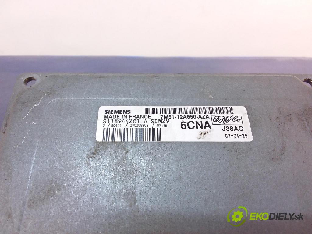 Ford Focus 2007 riadiaca jednotka Motor: 7M51-12A650-AZA