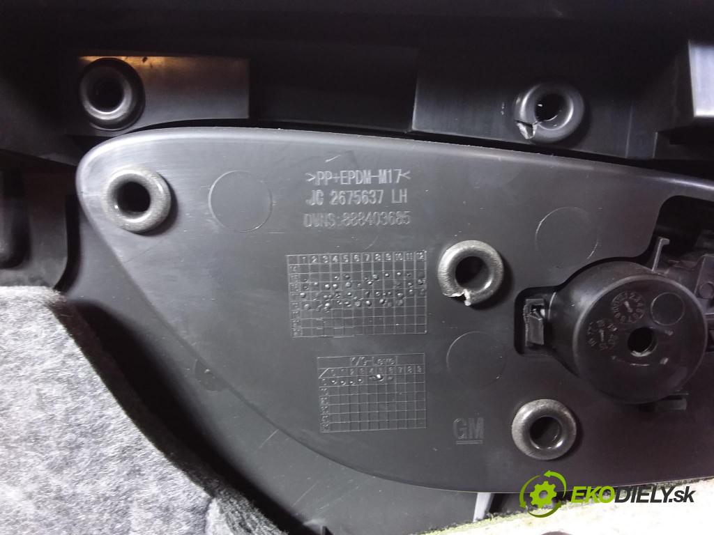 Opel Astra 2018 Čalounictví: dvere zad ľavá