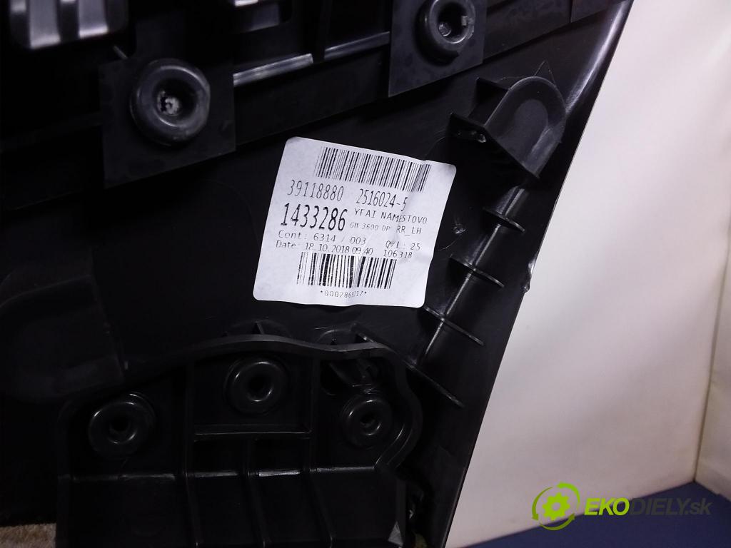 Opel Astra 2018 Čalounictví: dvere zad ľavá