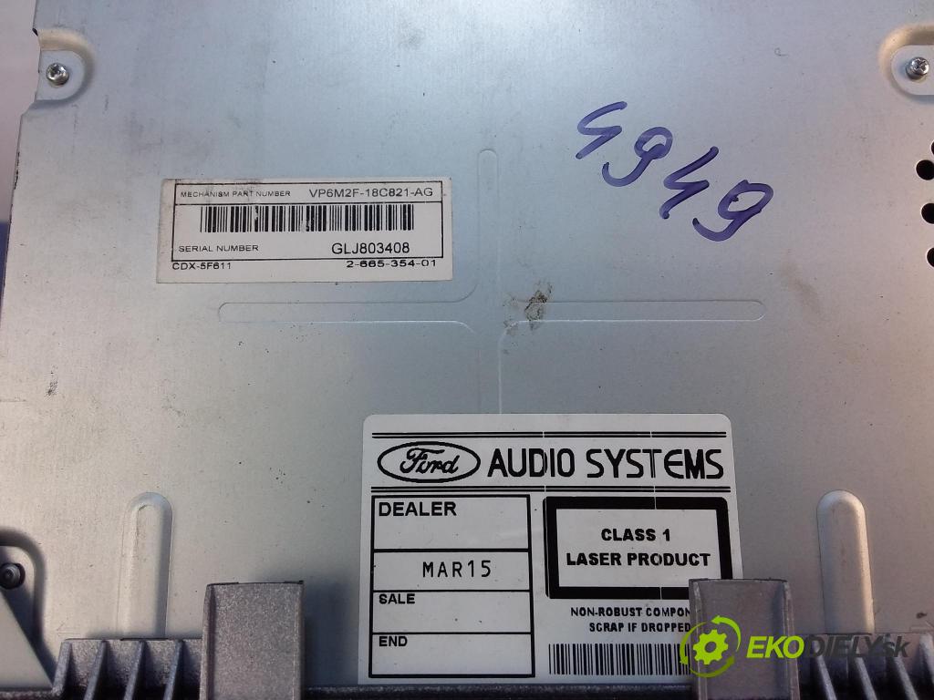 Ford Focus 2005 Radio I Navigácia: 8V4T-18C939-CE