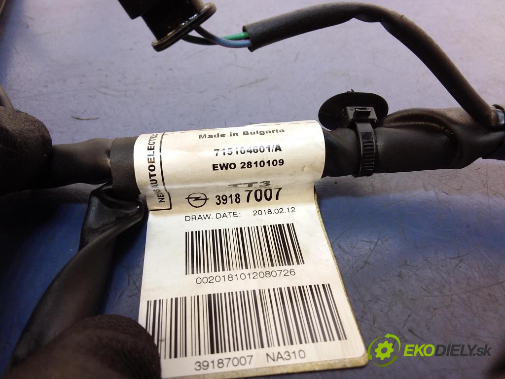 Opel Astra 2018 inštalácia Elektrický: 39187007