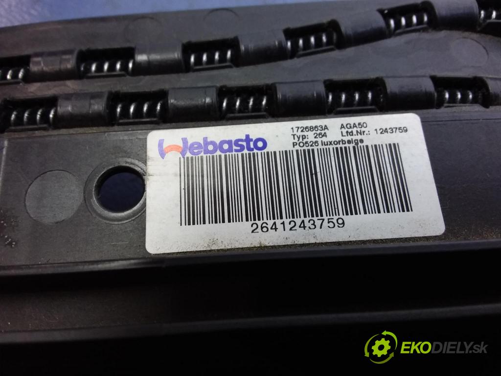 Porsche Cayenne 2014 Střešní okno: 7P5877255