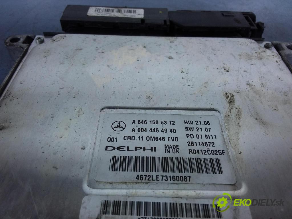 Mercedes E-klasa 2007 riadiaca jednotka Motor: A6461505372