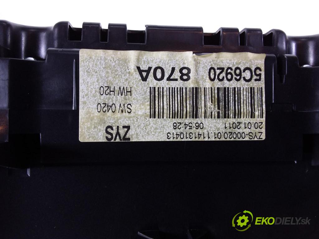 Vw Jetta 2011 prístrojovka/ budíky 5C6920870A