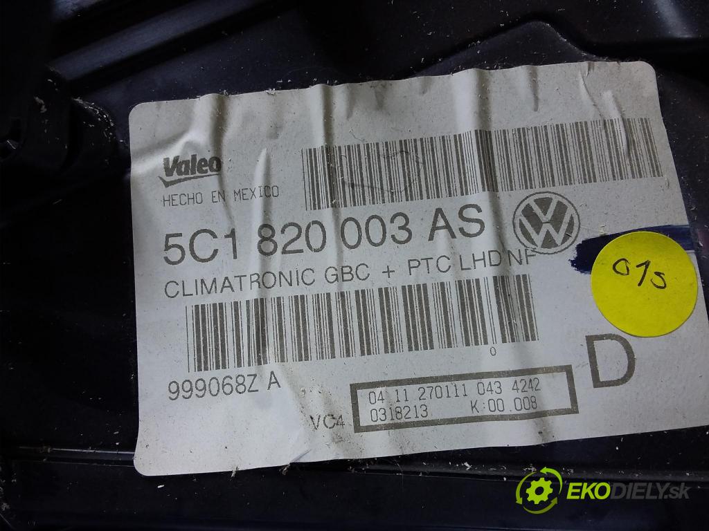 Vw Jetta 2011 radiátor 5C1820003AS