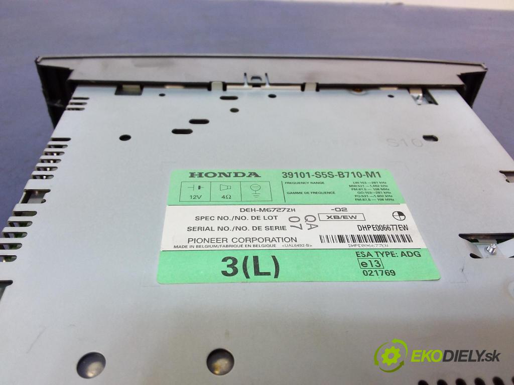 Honda Civic 2004 Radio I Navigácia: 39101-S5S-B710-M