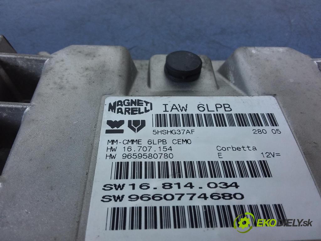 Peugeot 307 2005 riadiaca jednotka Motor: 9659580780