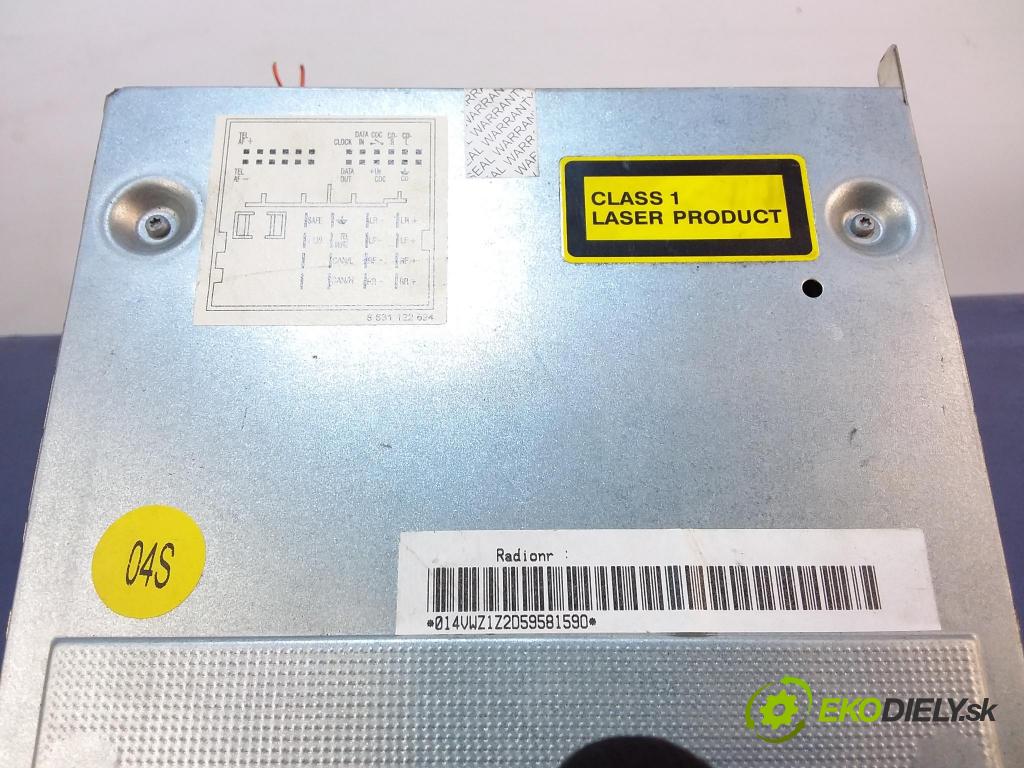 Vw Touran 2004 Radio I Navigácia: 8631122624