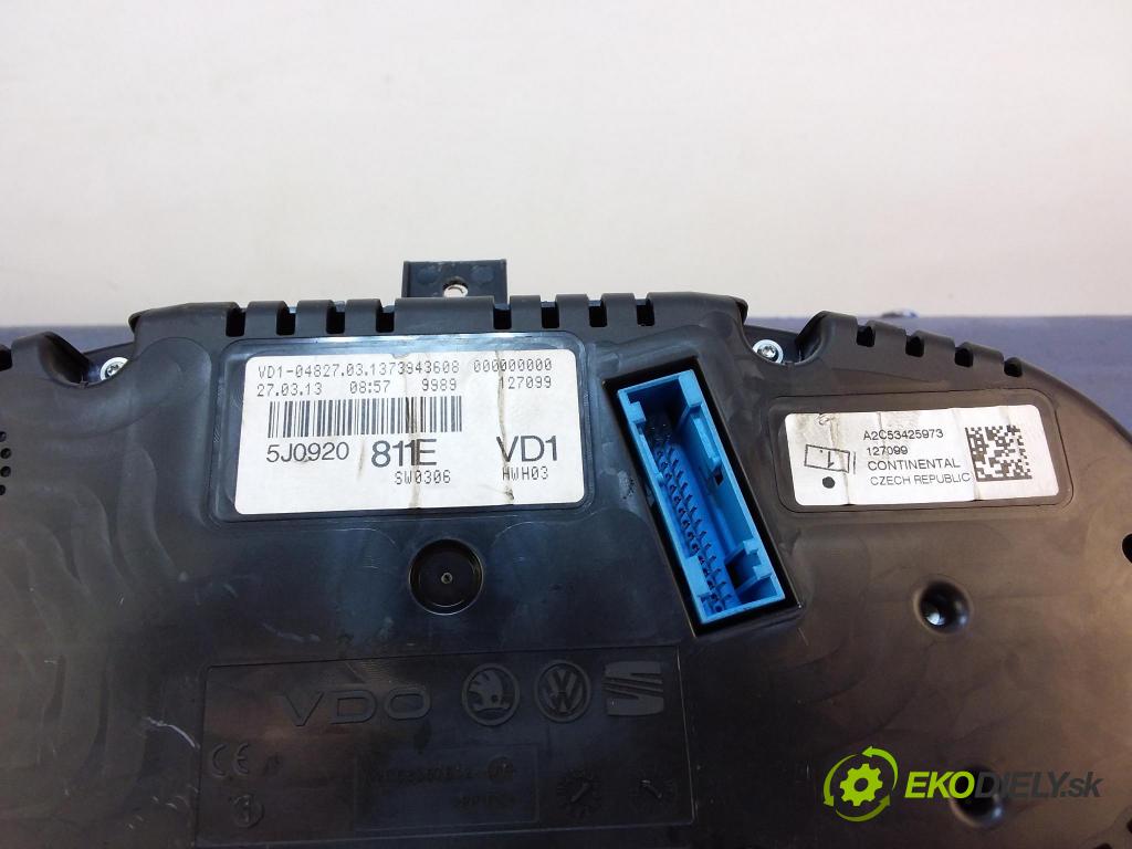 Skoda Fabia 2013 prístrojovka/ budíky 5J0920801E