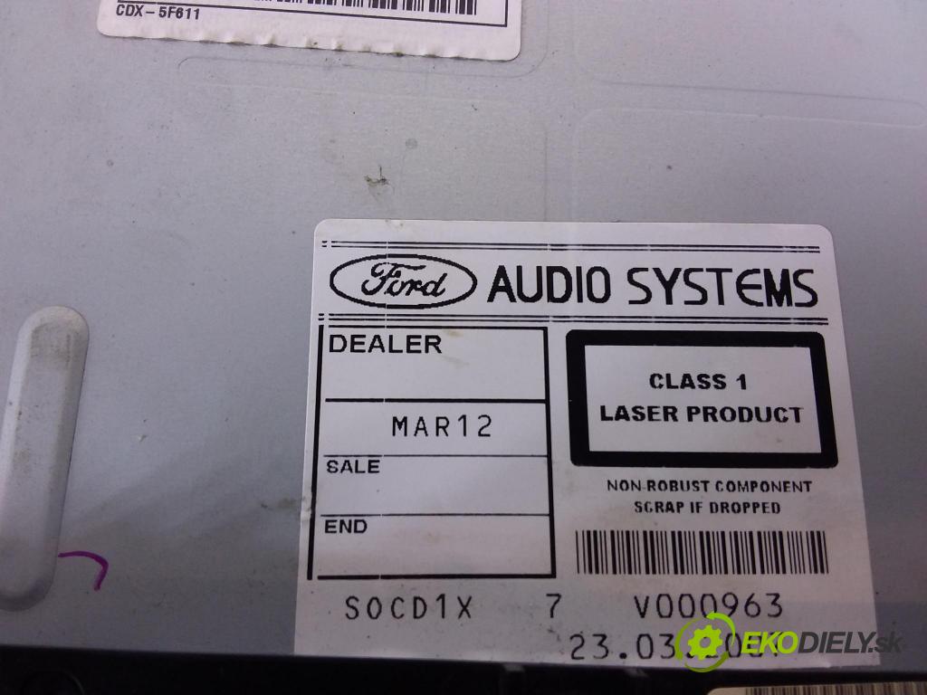 Ford Focus 2008 Radio I Navigácia: 7M5T-18C939-JD