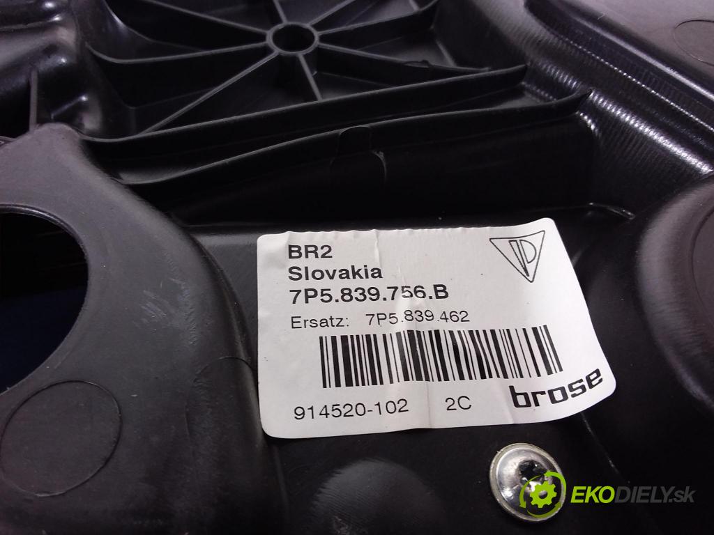 Porsche Cayenne 2013 mechanismus stahování Sklenka: Zad: v pravo: 7P5839756B