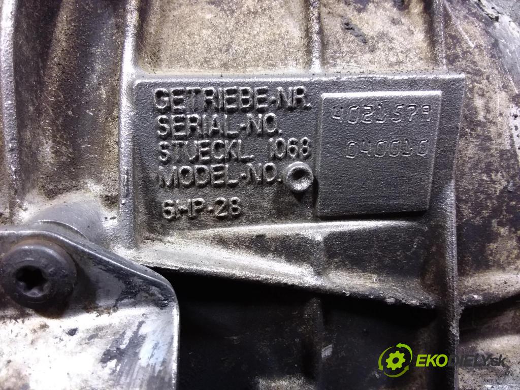 Bmw Seria 5 2007 prevodovka Výbava: Automatický: 6HP-28