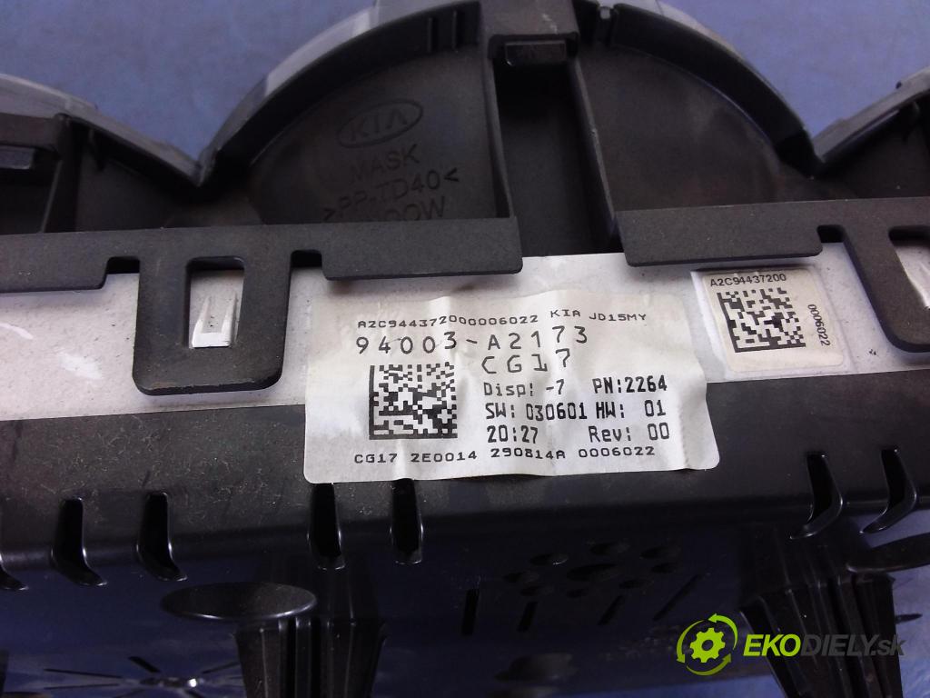 Kia Ceed 2014 prístrojovka/ budíky 94003-A2173