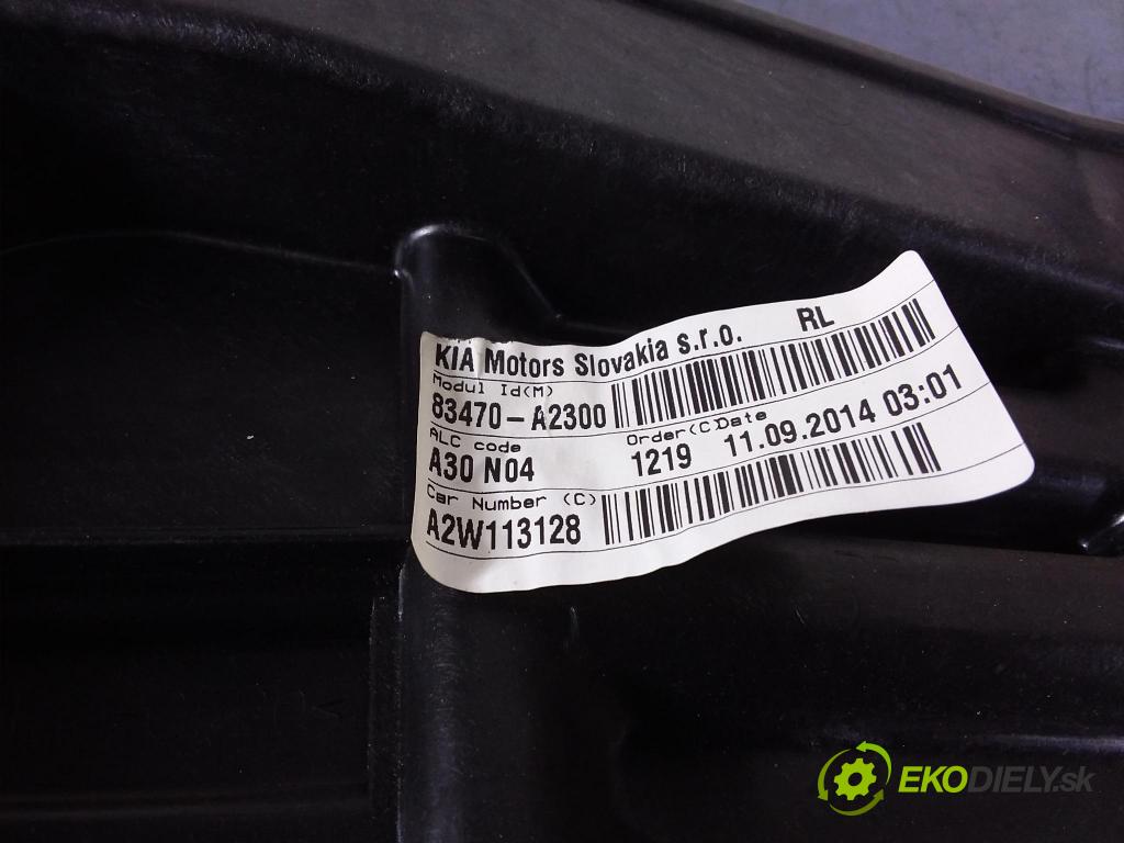 Kia Ceed 2014 mechanismus stahování Sklenka: Zad: Levý: