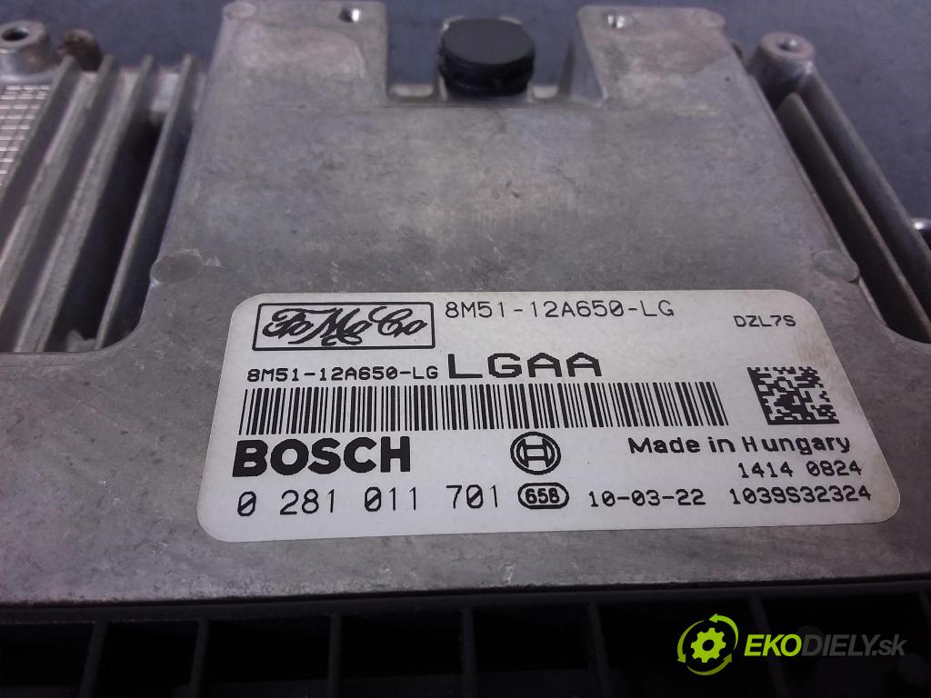 Ford Focus 2010 riadiaca jednotka Motor: 8M51-12A650-LG