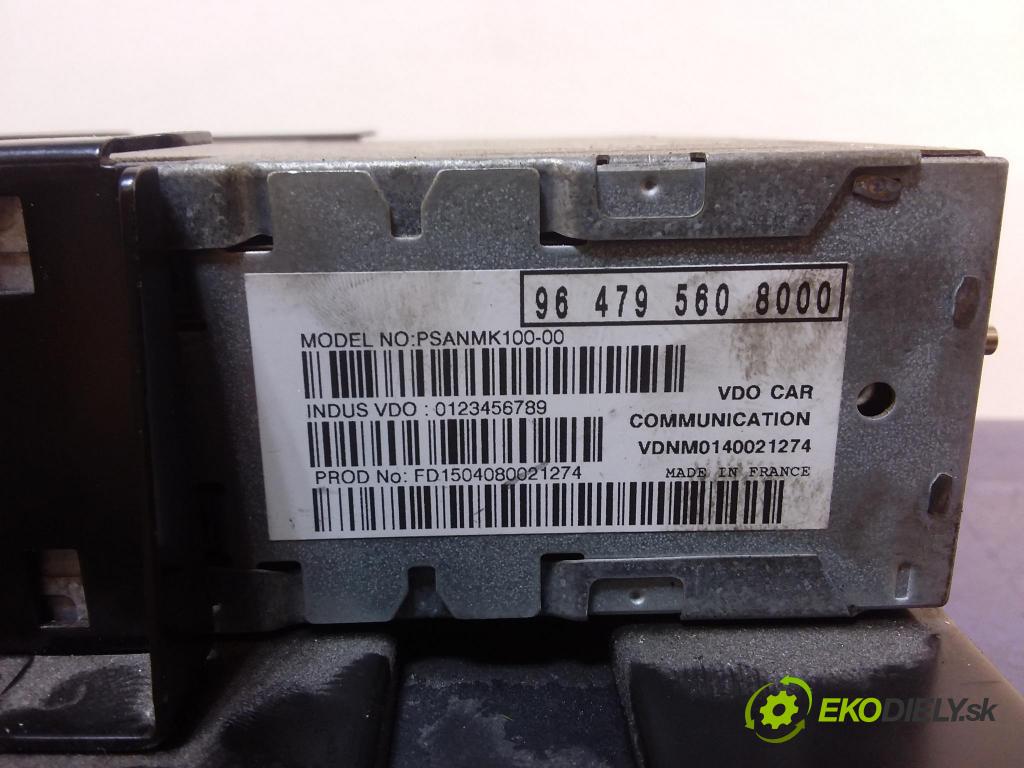 Peugeot 607 2004 Radio I Navigácia: 9636561780