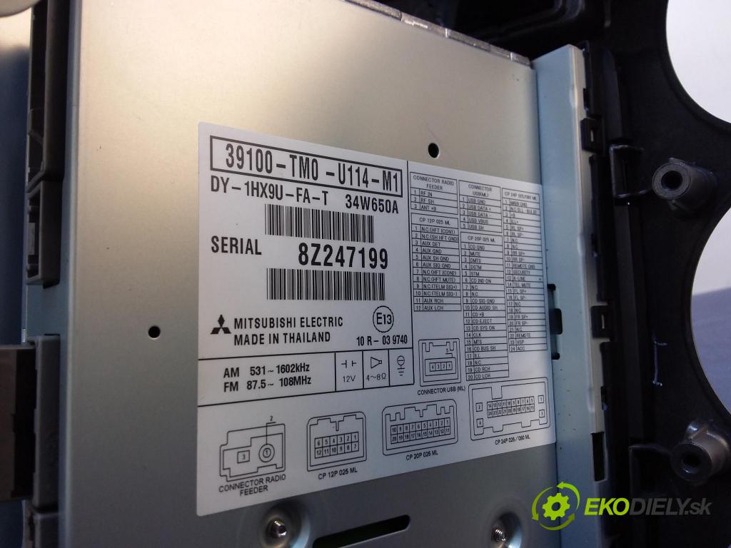 Honda City 2009 Radio I Navigace: 39100-TM0-U114