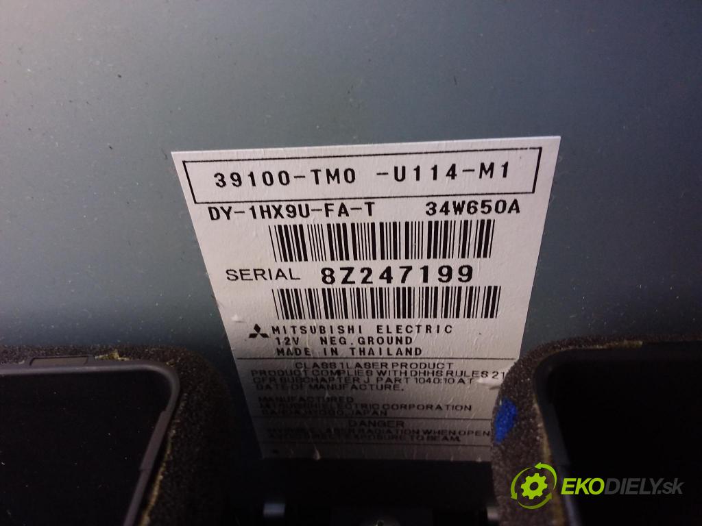 Honda City 2009 Radio I Navigace: 39100-TM0-U114