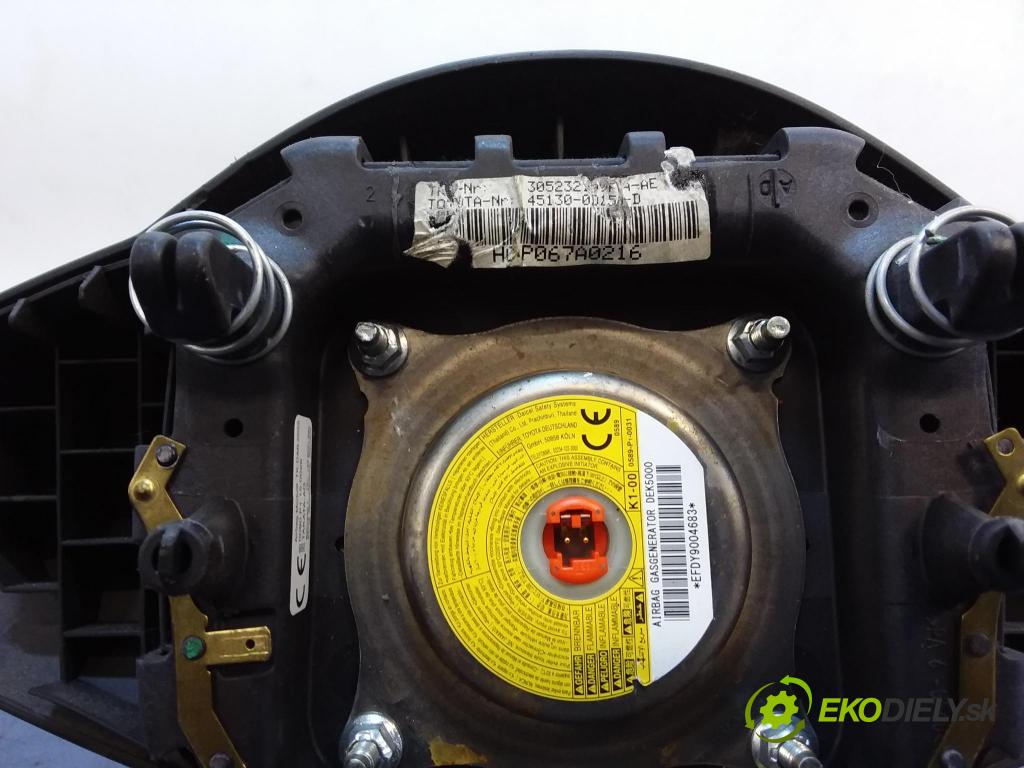 Toyota Yaris 2006 kokpit,pristrojová doska