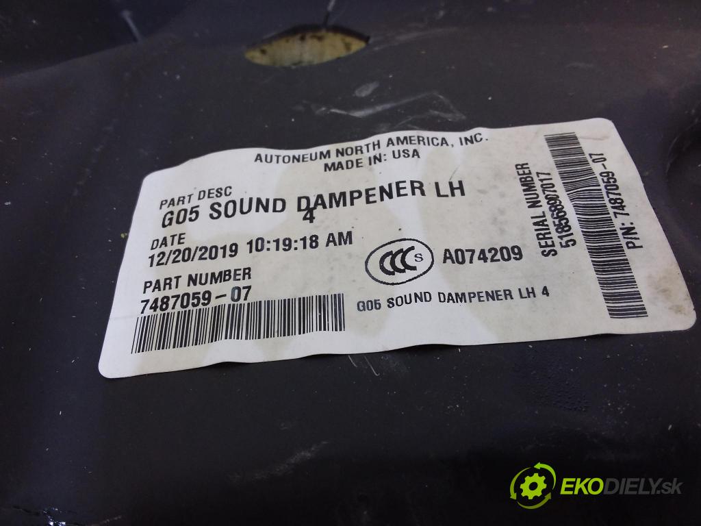 Bmw X5 0 Zvuková izolácia 7487059