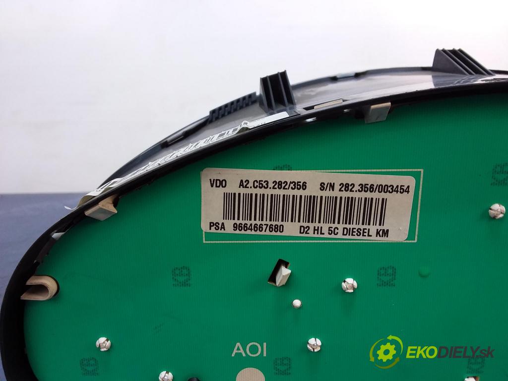 Peugeot 407 2008 Přístrojová deska 9664667680