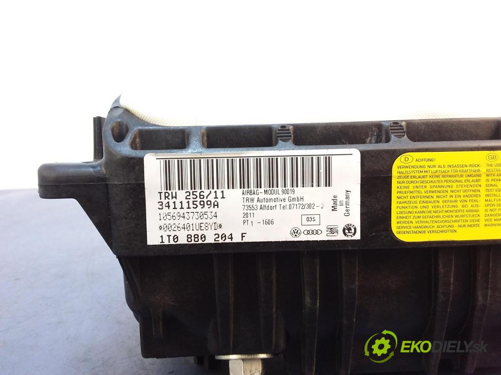 Vw Touran 2011 Airbag: Cestujúcí: x 1T0880204F
